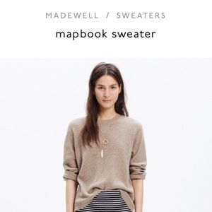 Madewell Mapbook Sweater